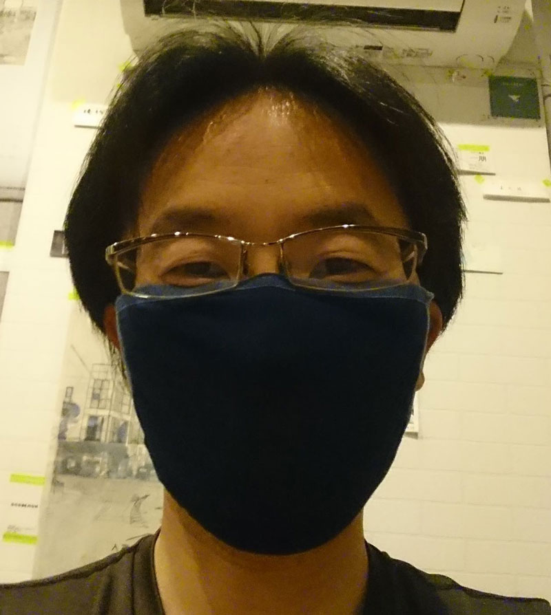 人宿藍染工房のマスク