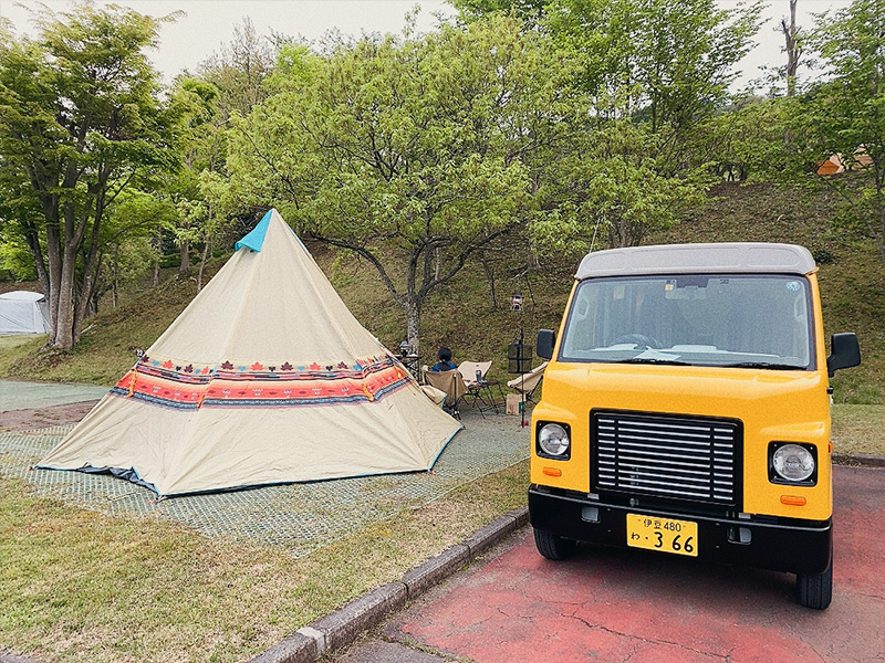 軽自動車とキャンプ用品レンタルサービス「KEITAN」