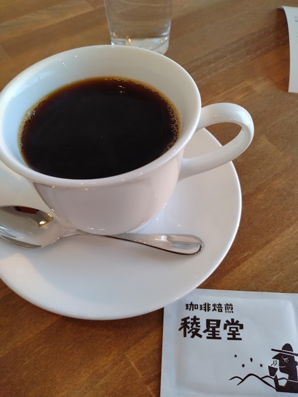 ※ホットコーヒー：稜星堂ブレンド（深煎り）