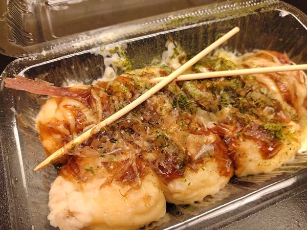 キッチンカーたこ武のたこ焼き(ソース味):7個500円