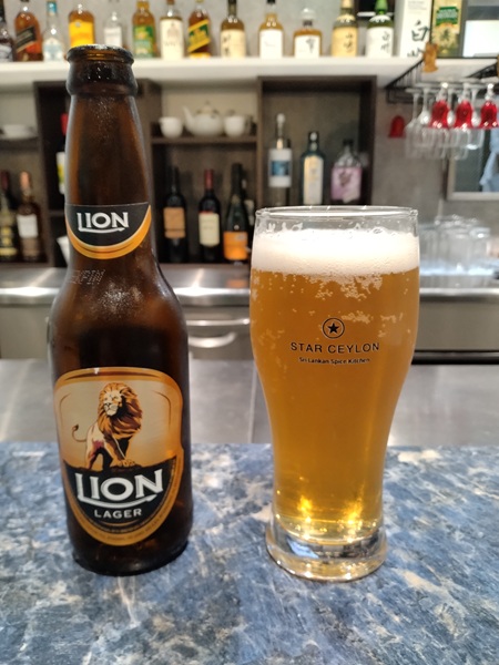 スリランカビールのライオン・ラガー