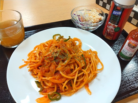 カフェ オルラトッタのナポリタンスパゲッティ